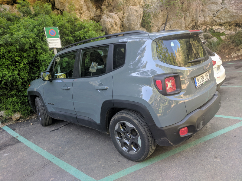 Not the most interesting photo, but it’s time to go and it’s only a Jeep